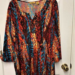 3X Valerie Stevens Blouse